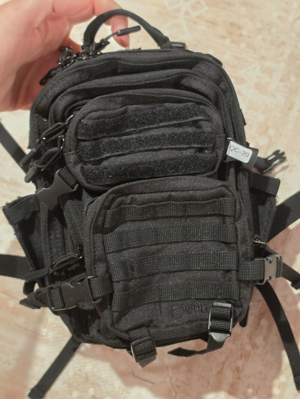 Wolfpak 3Liter 3L Tactical Black Backpack Limited Edition Sold Out Gym & Life